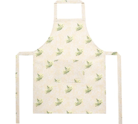 Изображение товара Фартук с карманом женский Guten Morgen рогожка, Глициния (60x80) ФрХриз-60-80