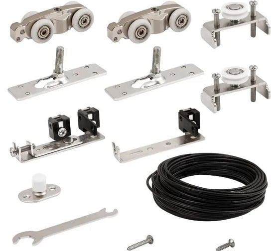 Изображение товара Комплект для раздвижных профильных дверей ARMADILLO SLD.Comfort-PRO.SET1.PROF rollers/80 49569