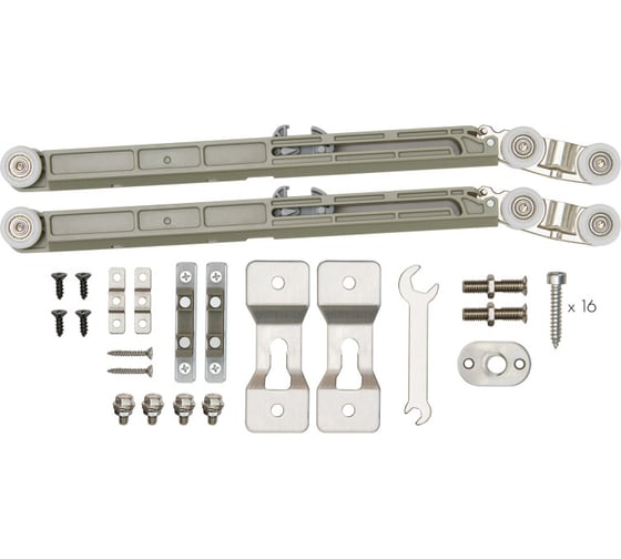 Изображение товара Комплект для раздвижных профильных дверей ARMADILLO SLD.Comfort-PRO.SET2.PROF soft close/80 49571
