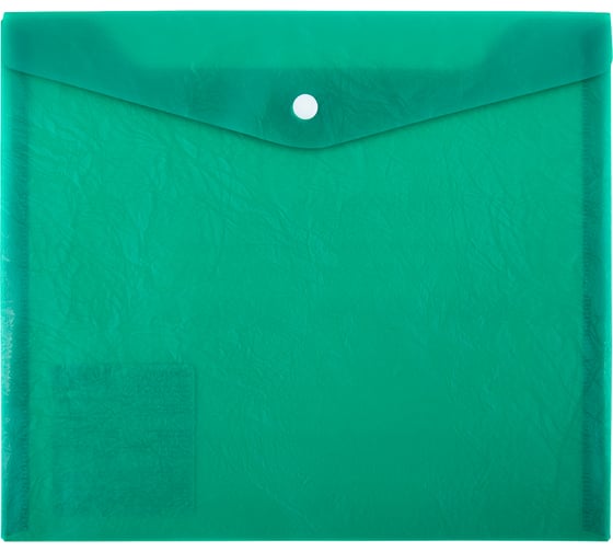 Изображение товара Папка-конверт для тетрадей Expert Complete 20 шт., с кнопкой, A5+, 180 мкм, Premier зеленый new, ЕС2113003 709342