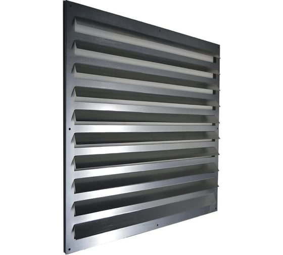 Изображение товара Решетка вентиляционная ООО Вентмаркет 400x400мм с внутренними жалюзями из оцинкованной стали RG0404001