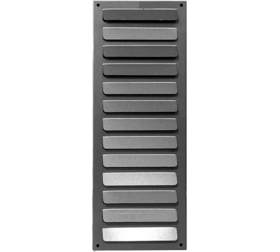 Изображение товара Решетка вентиляционная ООО Вентмаркет 250х250мм с наружними жалюзями из оцинкованной стали RG0252500