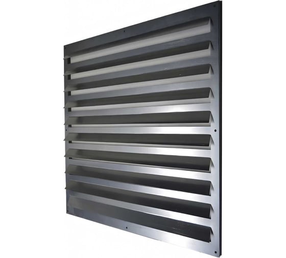 Изображение товара Решетка вентиляционная 400x600 мм, с наружными жалюзями из оцинкованной стали ООО Вентмаркет RG0406000