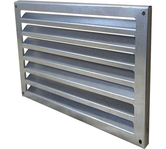 Изображение товара Решетка вентиляционная ООО Вентмаркет 250x450мм с внутренними жалюзями из оцинкованной стали RG0254501