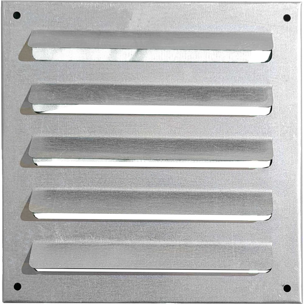 Изображение товара Решетка вентиляционная 250x350 мм с наружными жалюзями из оцинкованной стали