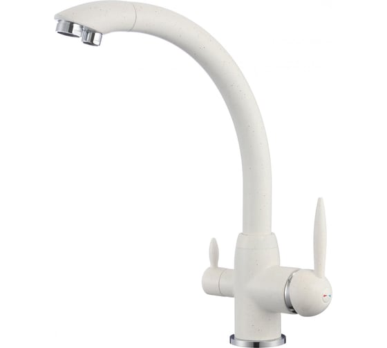 Изображение товара Смеситель для кухни Savol с подключением к фильтру с питьевой водой белый S-L1699W 23361