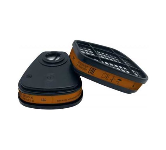 Изображение товара Сменный противогазовый фильтр РУСОКО 751 (А1) (2шт) 51100