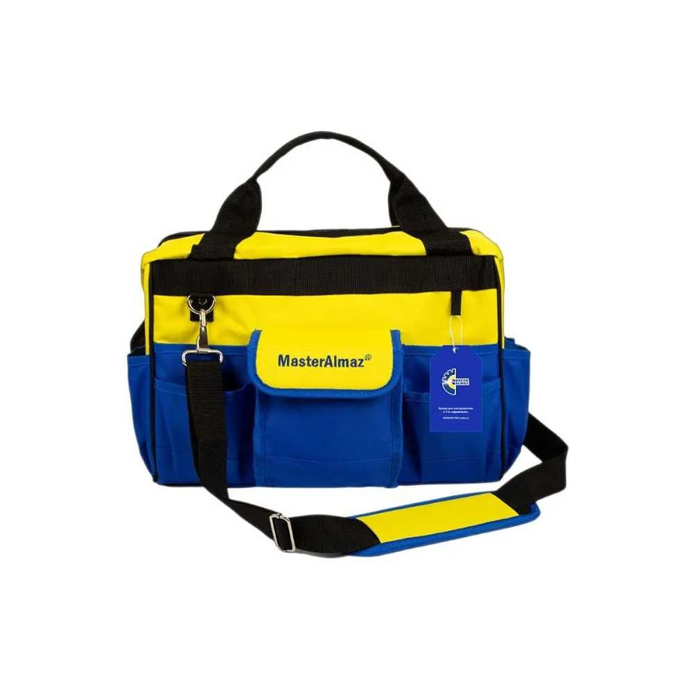 Изображение товара Сумка для инструментов МастерАлмаз WORKER PRO medium 600D 410/240/280мм