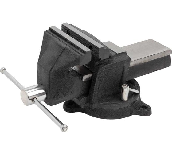 Изображение товара Тиски стальные усиленные поворотные с наковальней FORSTIME 3"-80мм FT-6540903(59922)