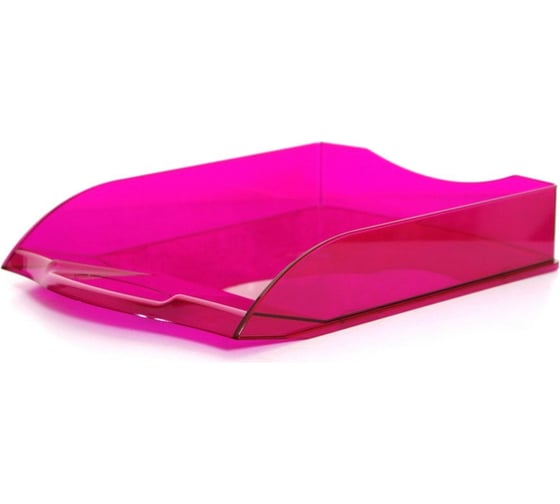 Изображение товара Тонированный лоток для бумаг Attache Яркий Офис 340х250х60, слива 644890