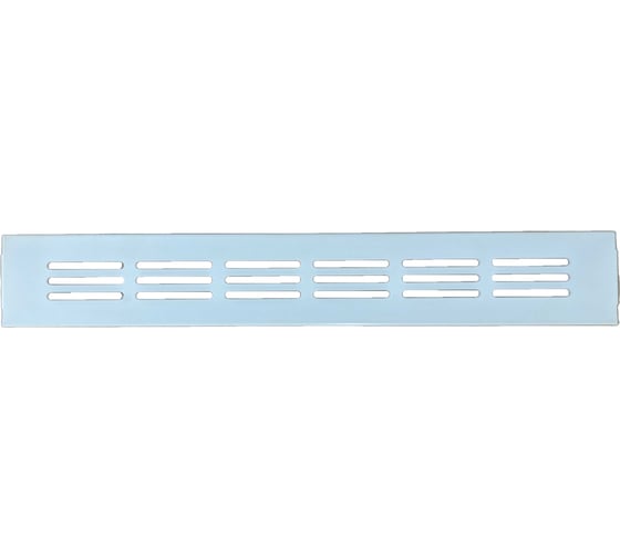 Изображение товара Решетка вентиляционная ООО Вентмаркет 500х60мм, металлическая врезная, антик белый VRZ50060A