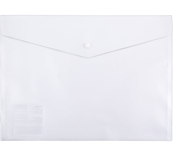 Изображение товара Папка-конверт Expert Complete 20 шт., с кнопкой, A4, 120 мкм, песок Classic, прозрачный, ЕС2111100 727634