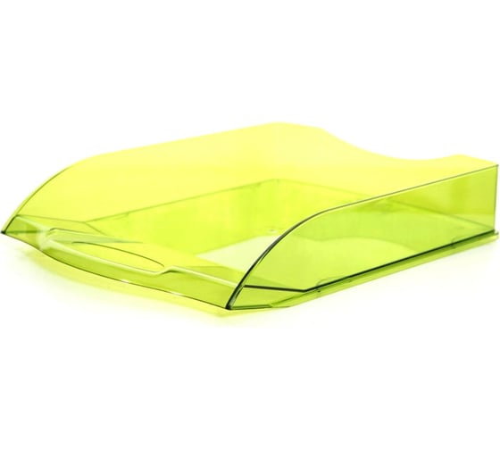 Изображение товара Тонированный лоток для бумаг Attache Яркий Офис 340х250х60, Лайм 644888
