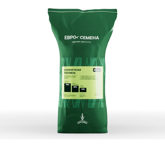 Изображение товара Газонная травосмесь ABSOLUTE GREEN Евро-Семена Солнечная Поляна 20 кг 00000000686