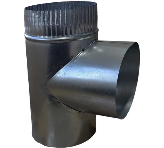 Изображение товара Тройник D135(+)/D130(+)/D130(+) мм, оцинкованная сталь для круглых воздуховодов ООО Вентмаркет Т135zig