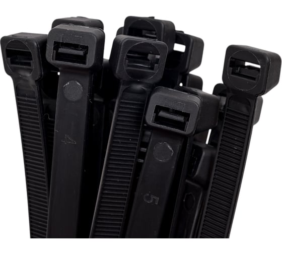 Изображение товара Хомут-стяжка ленточный SLP electrics 9x760 50 шт в упаковке черный 2401-00360