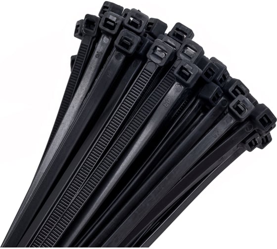 Изображение товара Хомут-стяжка ленточный SLP electrics 4,5x200 100 шт в упаковке черный 2401-00160