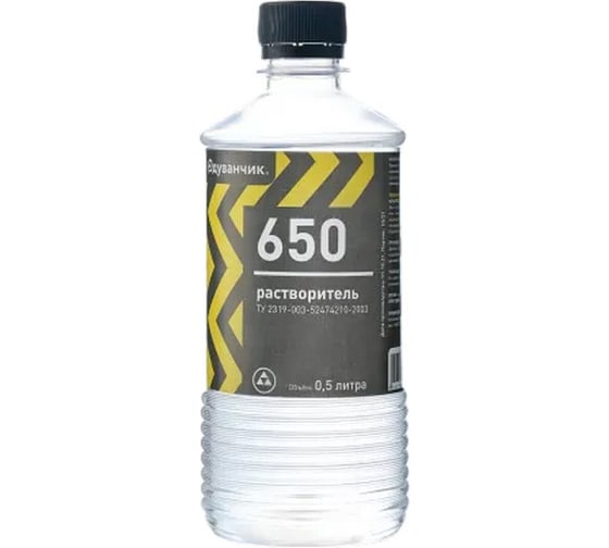 Изображение товара Растворитель 650 Одуванчик ТУ 0,5 л бутылка 4627106670294