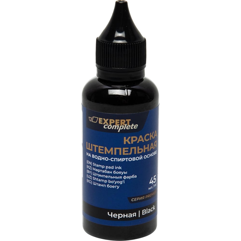 Изображение товара Краска штемпельная Expert Complete 6 шт., 45 мл, Premier черная, ECSC001 742934