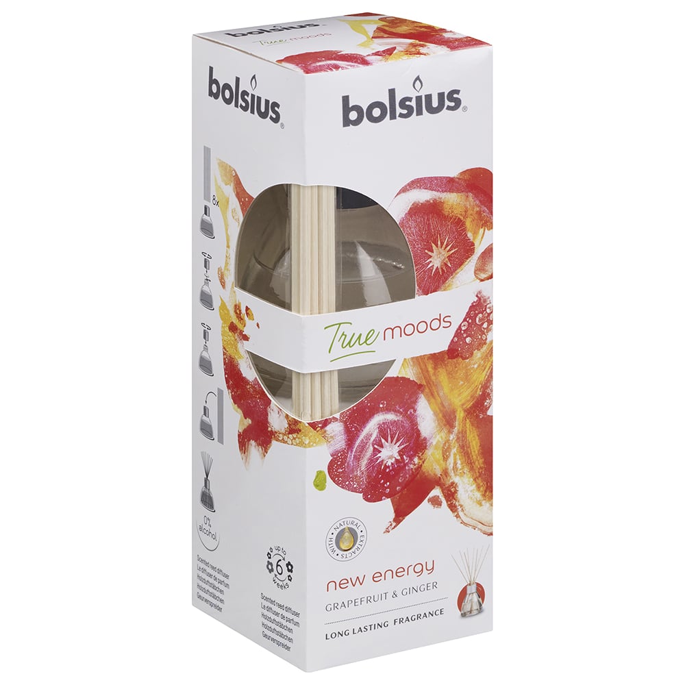 фото Диффузор+палочки bolsius 45 мл грейпфрут и имбирь 101926806784