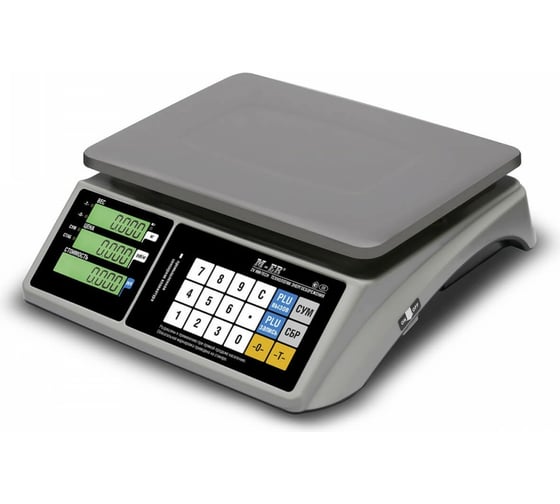 Изображение товара Весы M-ER MERCURY 328AC-15.2 LCD с RS-232 и USB COM 3158