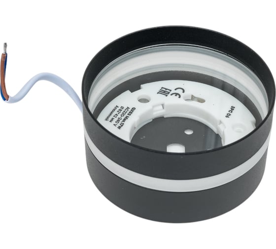 Изображение товара Светильник потолочный точечный ТЕПЛОСТАНДАРТ SPECTR, 1шт., спот, под сменную лампу GX53 (черный) SPC 06BL