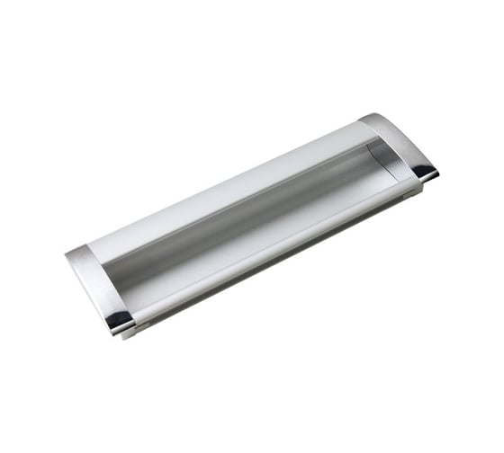 Изображение товара Ручка врезная Laurus 128 мм, алюминий+хром, аналог 719905-1/(400), шт 19632