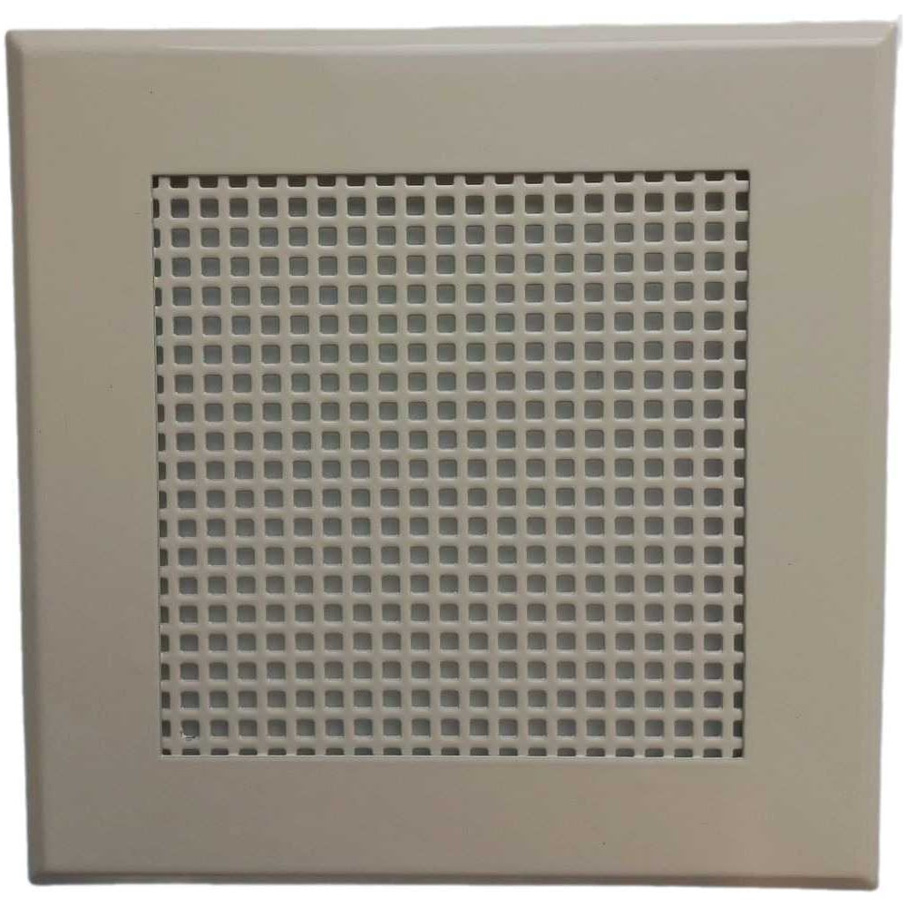 Изображение товара Вентиляционная решетка 200x200 мм металлическая кремовая