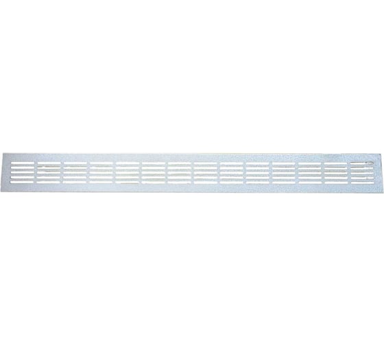 Изображение товара Решетка вентиляционная ООО Вентмаркет 1000х80мм, металлическая врезная, антик белый VRZ100080A