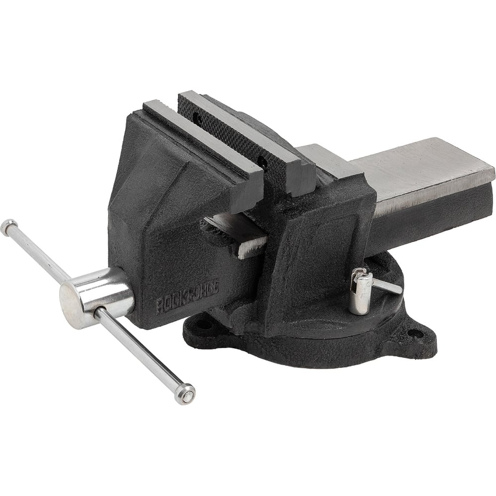Изображение товара Стальные усиленные поворотные слесарные тиски Rockforce 8-200 мм RF-6540908
