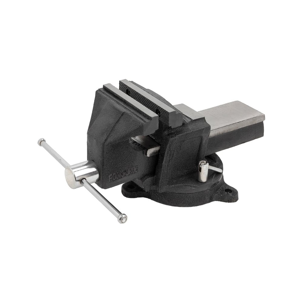 Изображение товара Стальные усиленные поворотные слесарные тиски с наковальней 10 Диаметром