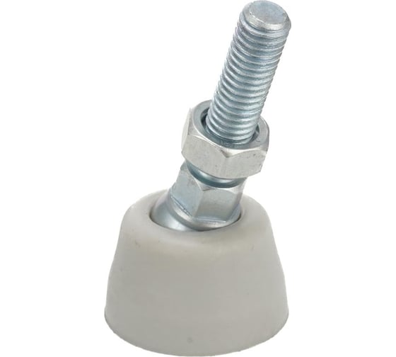 Изображение товара Регулируемая опора серая Алтервиа M8x30 до 360 кг упаковка 2 штуки A00021.2103008030.2