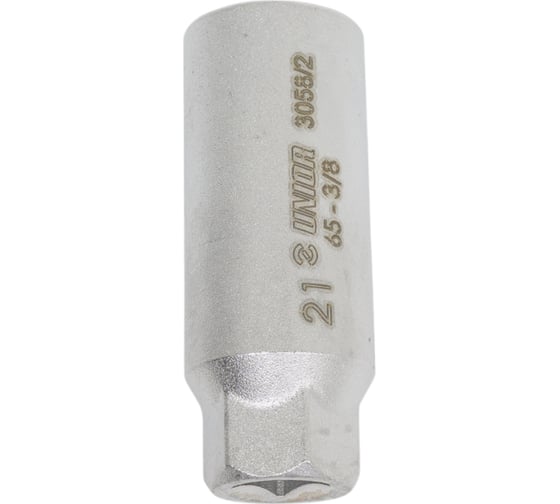 Изображение товара Головка торцевая тонкостенная (21 мм; 3/8") для свечей зажигания мотоцикла Unior 3838909232171