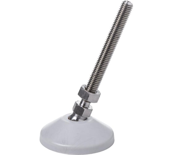 Изображение товара Регулируемая опора серая Алтервиа M10x90 до 500 кг упаковка 2 штуки A00021.2106010090.4