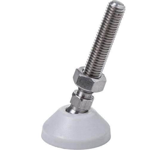 Изображение товара Регулируемая опора серая Алтервиа M12x66 до 800 кг упаковка 2 штуки A00021.2104512066.4