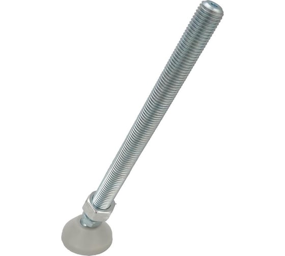 Изображение товара Регулируемая опора серая Алтервиа M10x125 до 500 кг упаковка 2 штуки A00021.2104510125.4