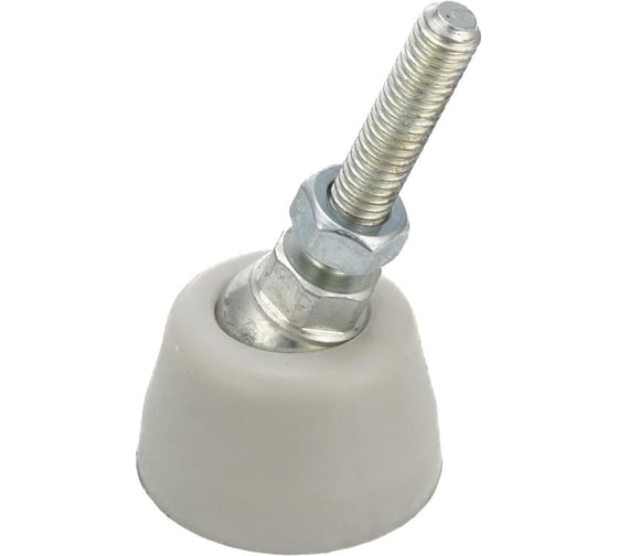 Изображение товара Регулируемая опора серая Алтервиа M6x30 до 200 кг упаковка 4 штуки A00021.2103006030.4