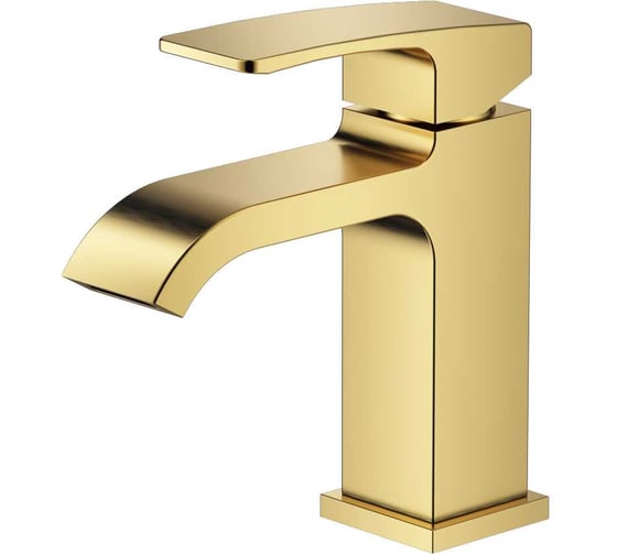 Изображение товара Смеситель для умывальника RAGLO золотой сатин R02.10.03