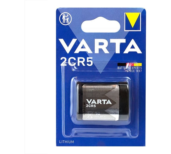 Изображение товара Батарейка Varta 2CR5 BL1 Lithium 6V 06203301401 4008496537204