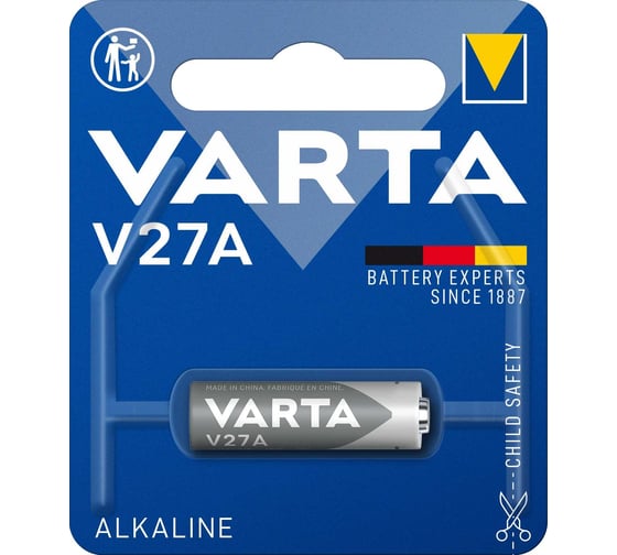 Изображение товара Элемент питания Varta ELECTRONICS V27A BL1 04227101401 4008496747009