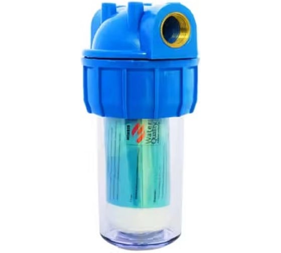 Изображение товара Фильтр-колба магистральный GRIALE 5" для стиральных и посудомоечных, защита от накипи и налета, ФКСМ