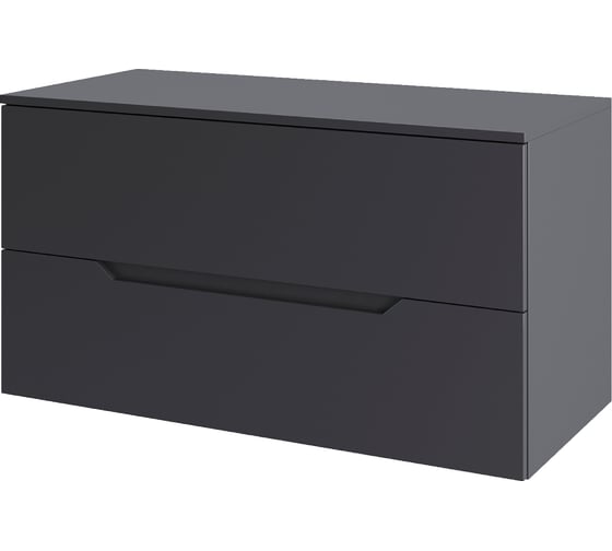 Изображение товара Подвесная тумба ORANGE Line 100 столешница МДФ, матовый графит Li-100TugMDF