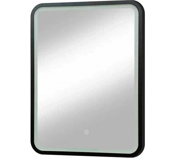 Изображение товара Зеркало Taliente Zled с LED-подсветкой, 60х80 см, прямоугольное, черное Loft TA-Zled-EBL6080