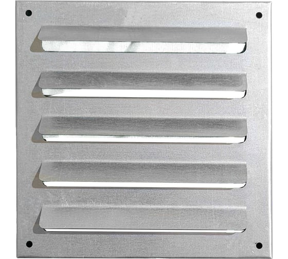 Изображение товара Решетка вентиляционная ООО Вентмаркет 200x350мм с наружними жалюзями из оцинкованной стали RG0203500