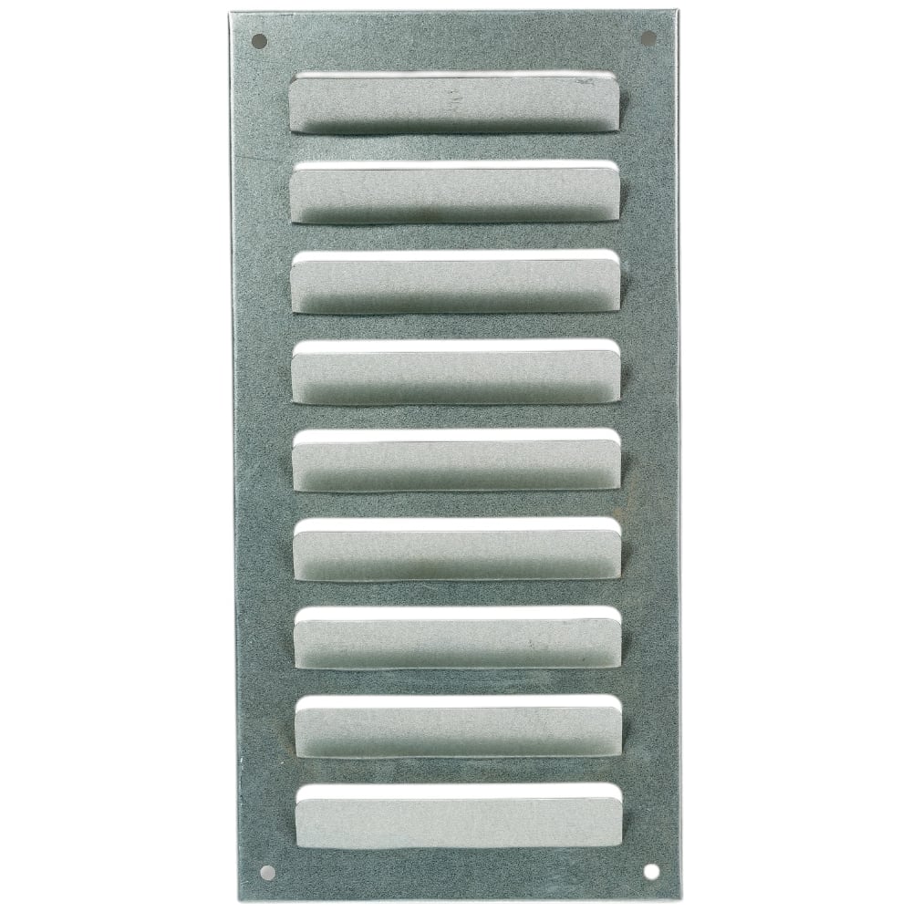 Изображение товара Решетка вентиляционная 150x300 мм наружная из оцинкованной стали без регулировки