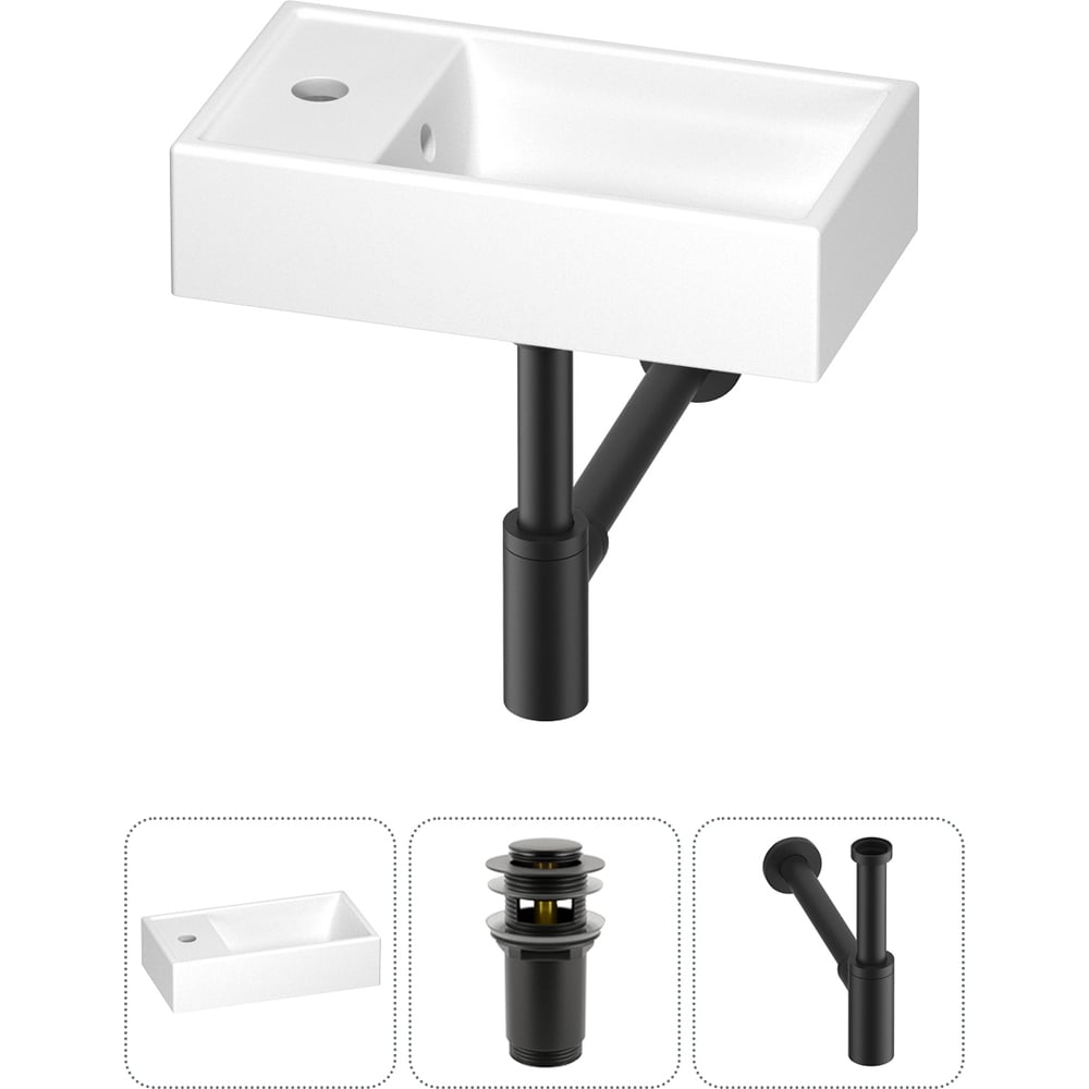 Изображение товара Маленькая раковина для ванной комнаты или туалета Wellsee WC Area 3 в 1