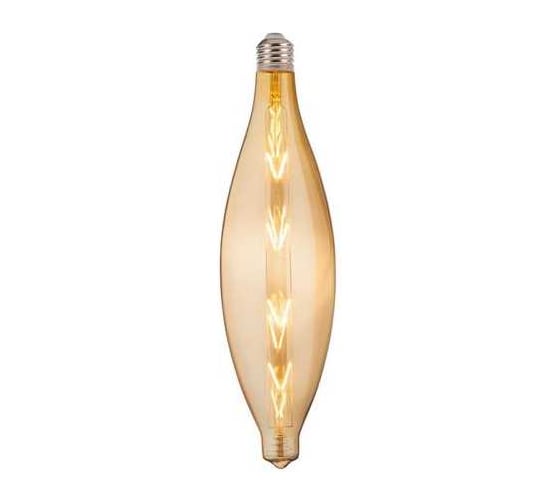 Изображение товара Светодиодная филаментная лампа HOROZ ELECTRIC ELLIPTIC 8W Янтарный E27 220-240V 001-054-0008 HRZ00002812