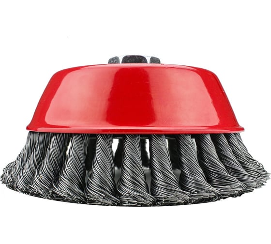 Изображение товара Корщетка чашка 150 мм, М14, жесткая крученая проволока 0.5 мм Diamond Industrial DIDSHH15014