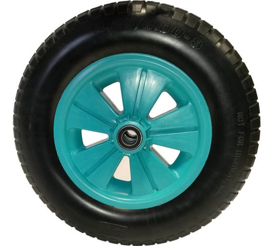 Изображение товара Колесо полиуретановое 3.25/3.00-8, ступица 20 мм ООО РВ Пласт 0230