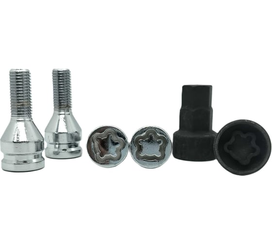 Изображение товара Комплект секретных болтов секретный болт 4 шт, спец. ключ 2 шт STARLEKS 75110KK-2Key
